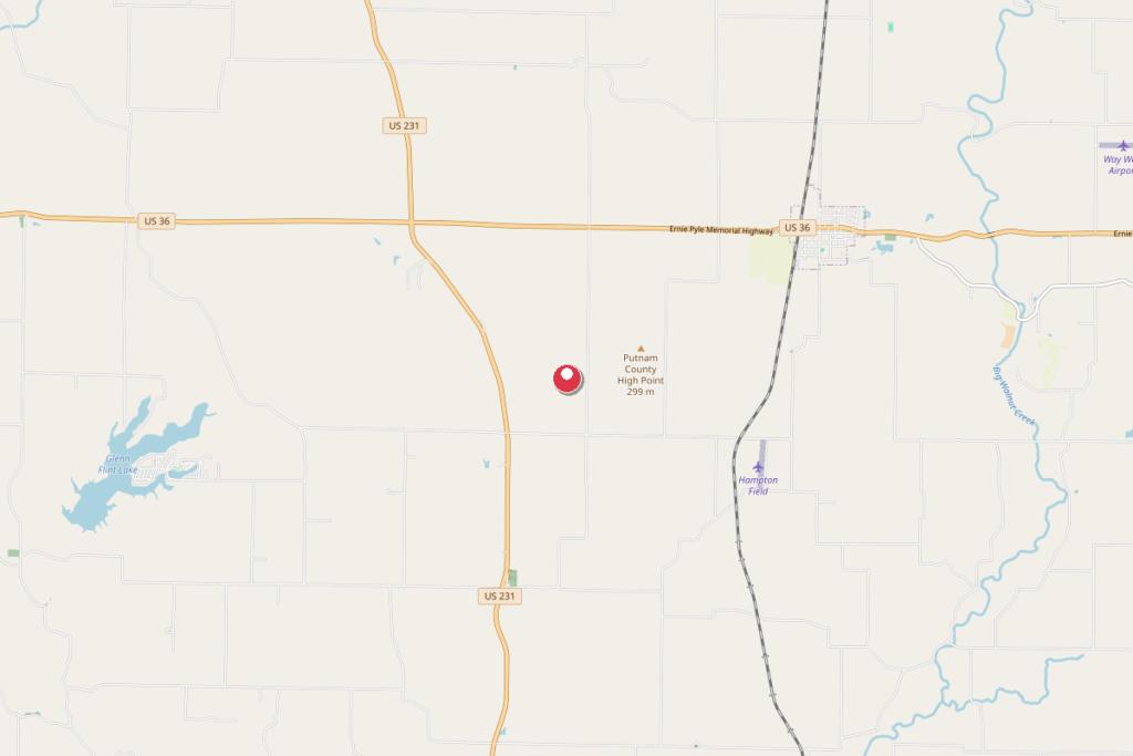 Map of Bainbridge, Indiana