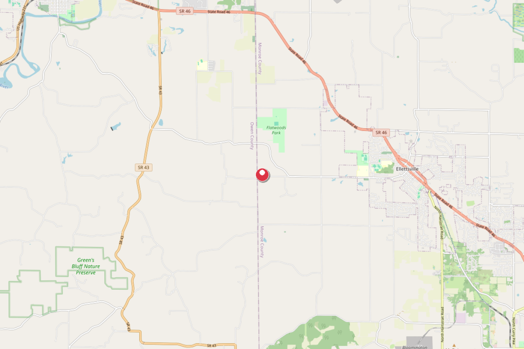 Map of Ellettsville, Indiana