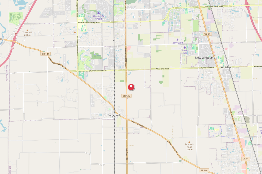 Map of New Whiteland, Indiana