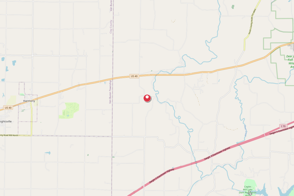 Map of Reelsville, Indiana
